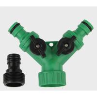 Splitter De Jardín 2 Caminos Válvula Y Doble Con Grifo Para Riego De Plantas Y Jardinería Con Apagado De Agua - details 1
