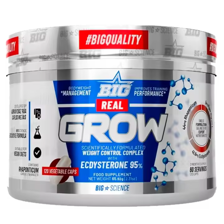Real Grow de Big - 120 caps  BIGQUALITY - No esperes más y consigue los objetivos que buscas con este producto - 1