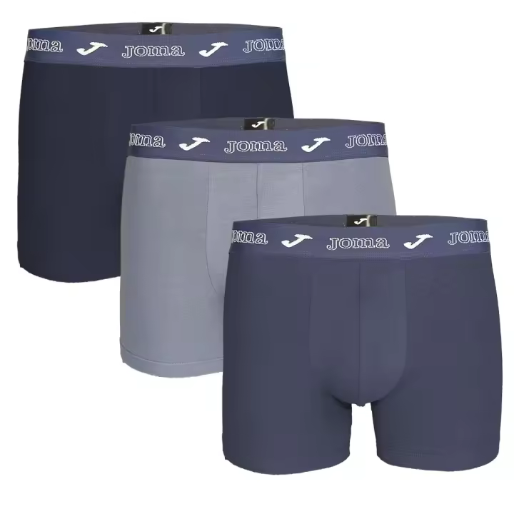 Pack de 3 Calzoncillos Bóxers JS3616B Marino/Indigo/Plomo, Colores Surtidos, Joma - 1