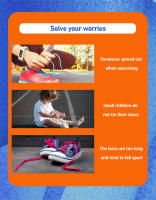 Par De Cordones Sin Nudo Para Zapatos Cierre De Capsa Lock Laces Elásticas Para Niños Y Adultos 0.6cm Planos Para Zapatillas - details 3