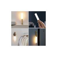Lámpara de pared LED de Madera, funciona con Pilas, recargable por USB, sensor de Movimiento, Luz Nocturna - details 2