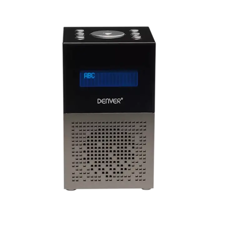 Denver Electronics CRD-510 Radio Despertador DAB+ con Cargador USB y Alarma Dual - 1