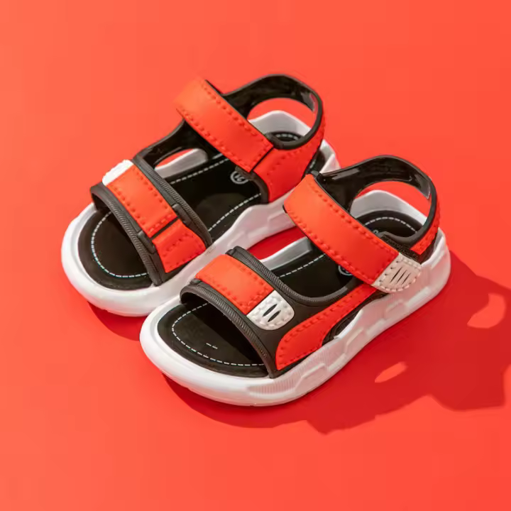 Sandalias De Cuero Para Niños Verano Antideslizantes Transpirables Cómodas Para Niños Y Bebés Tallas 14.5-21 Casual Deportivo Playa - 1