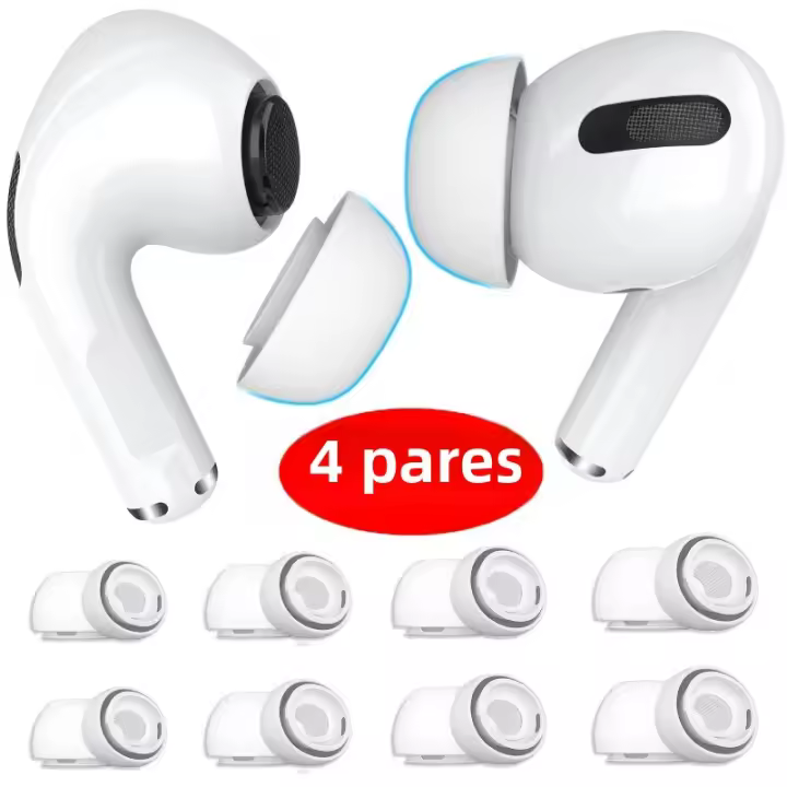 Tops De Oreja Para Airpods pro Reducción De Ruido Silicona Cubierta De Auriculares Para Air Pods pro 1ra Y 2da Generación Eartip Earcap Plug - 1