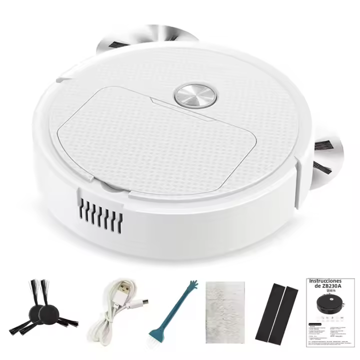 Máquina Automática De Limpieza Mini 1200mAh Bajo Ruido Ahorro De Esfuerzo Recargable Electrodomésticos Para El Hogar - 1