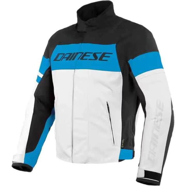 Chaqueta Dainese Saetta D-Dry Blanco Azul Negro - 1