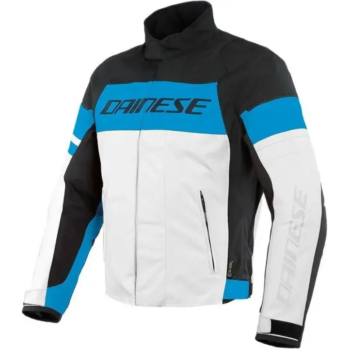 Chaqueta Dainese Saetta D-Dry Blanco Azul Negro - 1
