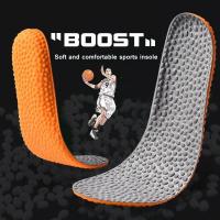 1 Par De Plantillas Deportivas Antideslizantes Con Almohadilla De Memoria Para Hombres Y Mujeres Para Zapatillas De Baloncesto Cuidado Del Pie - details 2