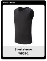 Chaleco Sin Mangas Para Hombre Talla Grande Negro Secado Rápido Cuatro Estaciones Moda Casual Chaleco De Fitness - details 9