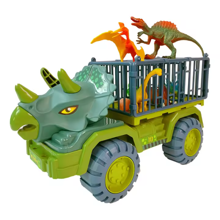 Juguete De Dinosaurio Para Coche Transportador Indominus Rex Jurassic World Park Camión Modelo Juego Para Niños Regalos De Cumpleaños - 1
