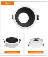 Spotlight LED MR16 Module En Color Blanco Y Negro Instalación Enclavada En Aluminio Redondo Gu10 Foco Bajo Para Decoración De Habitaciones - details 8