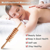 Herramienta De Masaje De Madera 6 En 1 Para Terapia Lymphática Desplazamiento Masajeador Anticelulitis Fascia Rodillo Masajeador Para Relajación Muscular Corporal - details 4