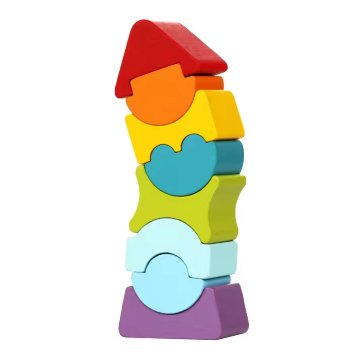 Torre de madera Flexible 8 piezas de Cubika - 1