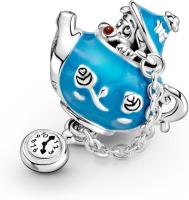 Pandora Charm de la Tetera de la Fiesta de No Cumpleaños de Alicia en el País de las Maravillas de Disney 799345C01，Incluye Caja Original - details 2