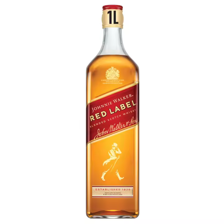 Johnnie Walker Red Label, Whisky Escocés Blended 1L - 1