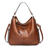 Bolso Hombro Mujer DIDABEAR De Cuero Gran Capacidad Estilo Vintage Casual Bolso De Mano Tote Bolsa De Moda Con Solapa - details 1