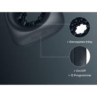 SATISFYER RING STROKER ANILLO MATURBADOR HOMBRE TAMAÑO VIAJE COLOR NEGRO JUGUETES SEXUALES MASCULINO - details 1
