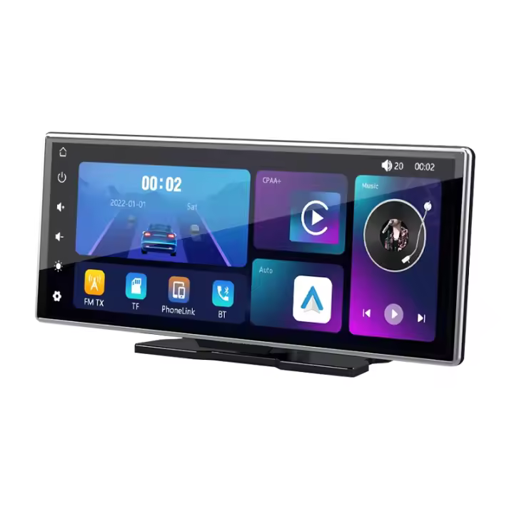 Monitor De Coche 11.26 Pulgadas Dash Cam Con Pantalla Táctil IPS Y Wireless Carplay Reproductor Multimedia MP5 Para Apple O Android Con GPS Cámara Trasera - 1