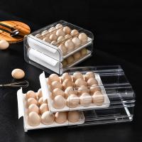 Organizador De Nevera De Dos Niveles Para Huevo Caja De Almacenamiento De Huevos Tipo Cajón Organizador De Cocina Para Nevera - details 3
