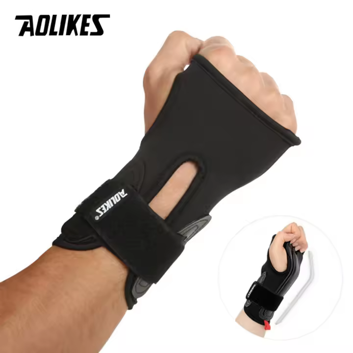AOLIKES 1Par De Protección De Muñeca Para Esquí Y Snowboard Guantes De Protección De Mano Protetores De Palma Para Hombres Y Mujeres - 1