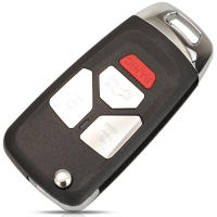 Llave Inalámbrica XHORSE Jingyuqin VVDI-SUPPER XNAU02EN Para Audi Con 4 Botones Versión Inglesa ABS+METAL - details 2