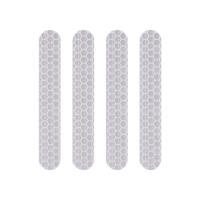 Juego De 4 Pegatinas Reflector Eficientes Para Ruedas Delanteras Y Traseras De Scooter Eléctrico Ninebot Max G30 Cubierta Protectora Antipolvo - details 4