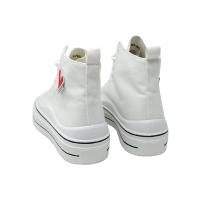Eva Zorteon- Zapatillas Deportivas Abotinada de Lona para Mujer - Estilo Bamba con Material Textil y Cierre de Cordones - details 14