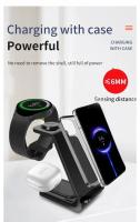 VIKEFON Estación De Carga Inalámbrica Rápida 30W Con Soporte Para iPhone 16-12 Samsung S20 S21 Apple Watch 8/7 Y Galaxy 6/5 - details 9