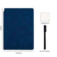 Cuaderno Portátil A5 Reutilizable Con Marcador Blanco Y Paño De Limpieza Semanal Planificador Cuadernos Para Tareas - details 7