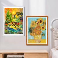 Rompecabezas De Pintura a Óleo Juego Familiar Para Adultos Y Niños 300/500/1000 Piezas Montaje De Montañas Y Valles Decoración Del Hogar - details 8