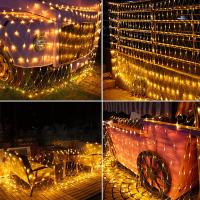 Luces De Malla Para Jardín Exterior 8 Modos Luces De Navidad Para Pared Techo Balcón Patio Twinkle Lights Incluye Certificación RoHS CE Origen China - details 7