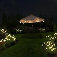 Luces Solares Para Jardín En Forma De Amanita Dual Modo LED Impermeables Para Decoración De Jardín Patio Camino Jellyfish Para Ambiente De Jardín - details 6