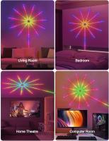Tira De Luces LED Controlada Remotamente Con Efecto De Fuego RGB 5050 Sincronización De Música Para Decoración De Navidad Y Sala De Estar TV - details 5