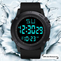 Reloj Deportivo Para Hombre Multifuncional Militar Impermeable Luminoso LED Digital Reloj Para Niños Grande Calendario Estudiante - details 7
