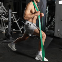 Banda De Fitness Unisex Elástica De Goma Para Ejercicios En Casa Y Gimnasio Resistencia Loop Energía Entrenamiento De Fortalecimiento Muscular - details 9