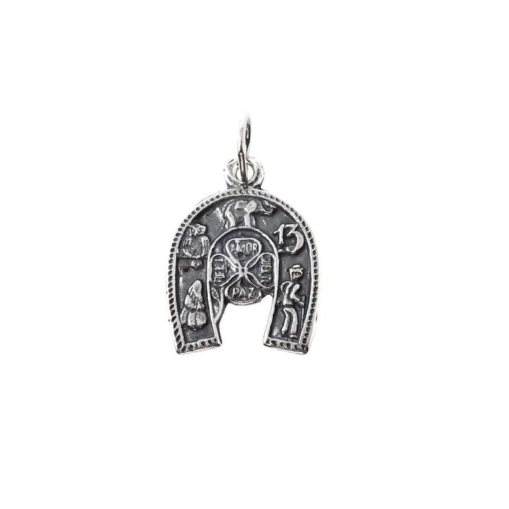 Pendentif Amulette Œil D'Horus Argent 925 - Talisman Protection 23mm Unisexe