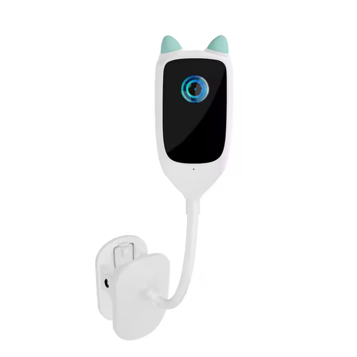 DAM. Cámara wifi Vigilabebés 2K / Full HD 1080P. Pinza de sujeción. Slot para SD. Detección de movimiento, comunicación de 2 vías. 10x3x6cm - 1
