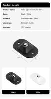 Ruedas Giratorias De Acero Inoxidable Para Muebles Mini Rodillos Sueltos Con Adhesivo Universal Rotación 360 Grados Para Cajas De Almacenamiento - details 5