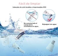 Afeitadora Eléctrica Para Mujer Trimmer De Pelo Painless Para Piernas Bikini Cara Barba Mustaza Armpitas Eliminador De Pelo Portátil Epilador - details 6