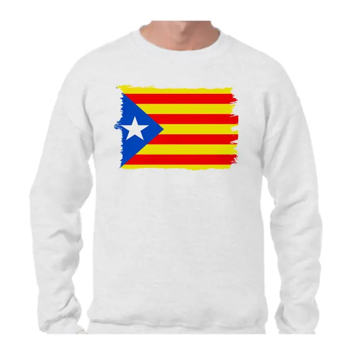 SUDADERA CATALUÑA BANDERA EMBLEMA LOGO sweatshirt independencia libertad catalan - 1