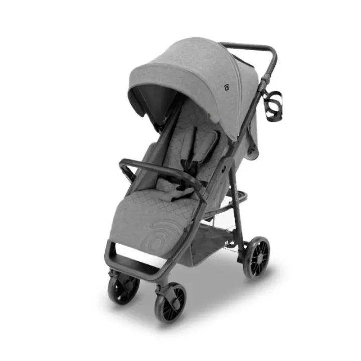 Silla de paseo Asalvo Ness 2 gris - Máxima amplitud y ligereza para paseos cómodos y elegantes hasta 22 kg - 1