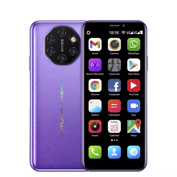 DAM. Mini smartphone S10i 4G, Android, 3GB RAM + 64GB. Pantalla 3,46''.Doble tarjeta SIM. 4,5x1,2x10,2cm - 1