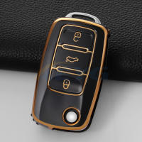 Funda De Llave De Coche TPU Para VW Volkswagen Polo Tiguan Passat B5 B6 B7 Golf 4 5 6 MK6 Jetta Lavida Skoda Octavia - details 5