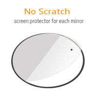 Espejo De Seguridad Para Coche Universal Para Niños 17*17cm Monitor De Seguridad Infantil Espejo Retrovisor Para Asiento Trasero ABS - details 6