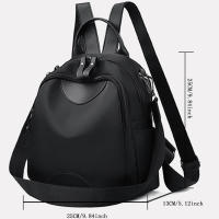 Mochila De Moda Para Mujer Alta Calidad Antirrobo Bolsa De Viaje Para Niñas Y Damas Mochila De Escuela Rucksack Con Manija Suave Sistema De Almacenamiento Air Cushion Belt - details 9