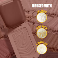 NYX Professional Makeup | Buttermelt Bronzer, Bronceador en polvo, 12 horas de duración, resistente a la decoloración y a la transferencia, 1 unidad - details 2