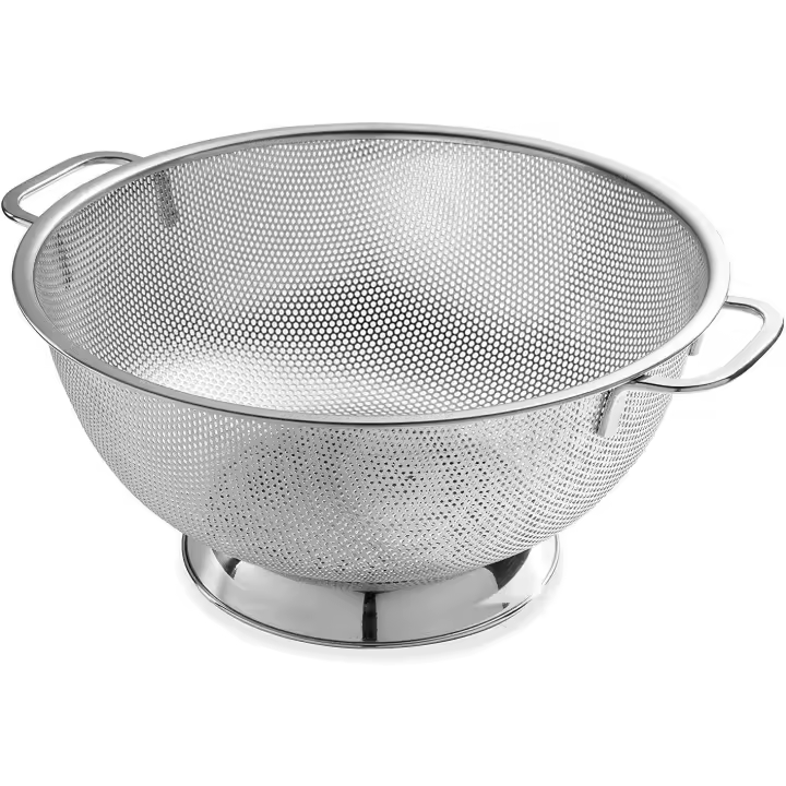 Colador de acero inoxidable microperforado apto para lavavajillas (8,9 pulgadas) - 1