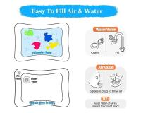 Alfombra De Juego Para Bebé Con Agua Inflable Cojín PVC Tiempo De Panal Para Niños Juguete Educativo De Desarrollo Actividad Tamaño 50cm * 66cm - details 6