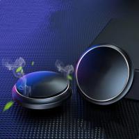 Aromaterapia Para Coche En Forma De UFO Perfume Sólido De Larga Duración Luz De Rotación Ajustable Decoración Para Vehículo - details 0
