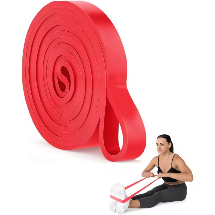 Bandas de tracción para entrenamiento de fuerza Fitness Pilates Yoga Stretch Toning Bandas de trazado Incluye Ancl de Puerta - 1